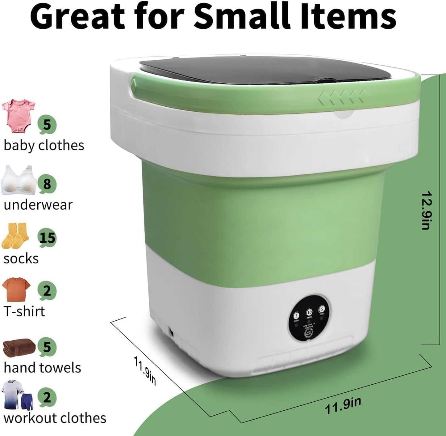 Foldable Mini Laundry Machine